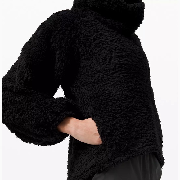 Lululemon Warm Restore Sherpa Pullover Black M/L - Picture 4 of 15